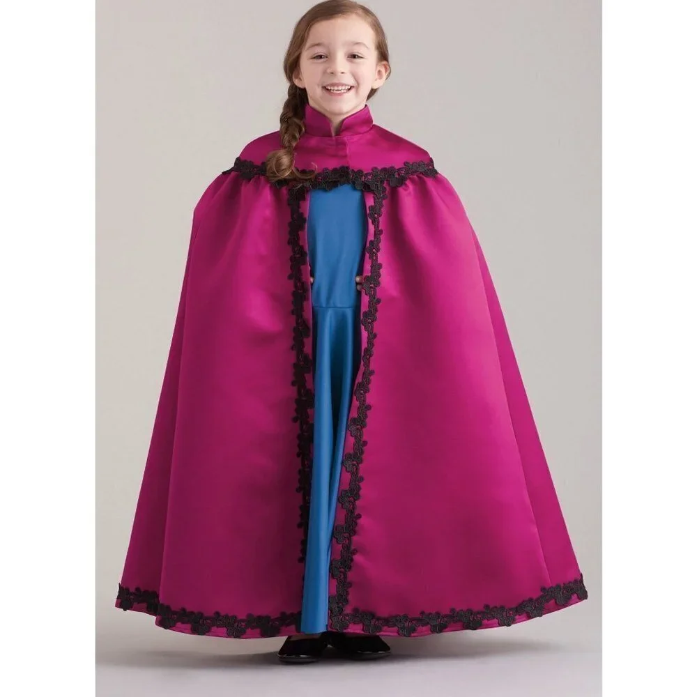 Simplicity Sewing Pattern 9626 11591 Cape Costume Misses Child Size‎ S-XL